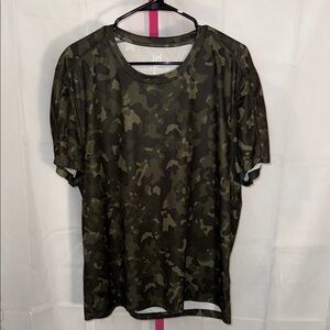 Ideology Women's Camouflage Muscle Tee - Green